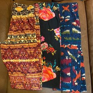 Lot of Patterned Leggings